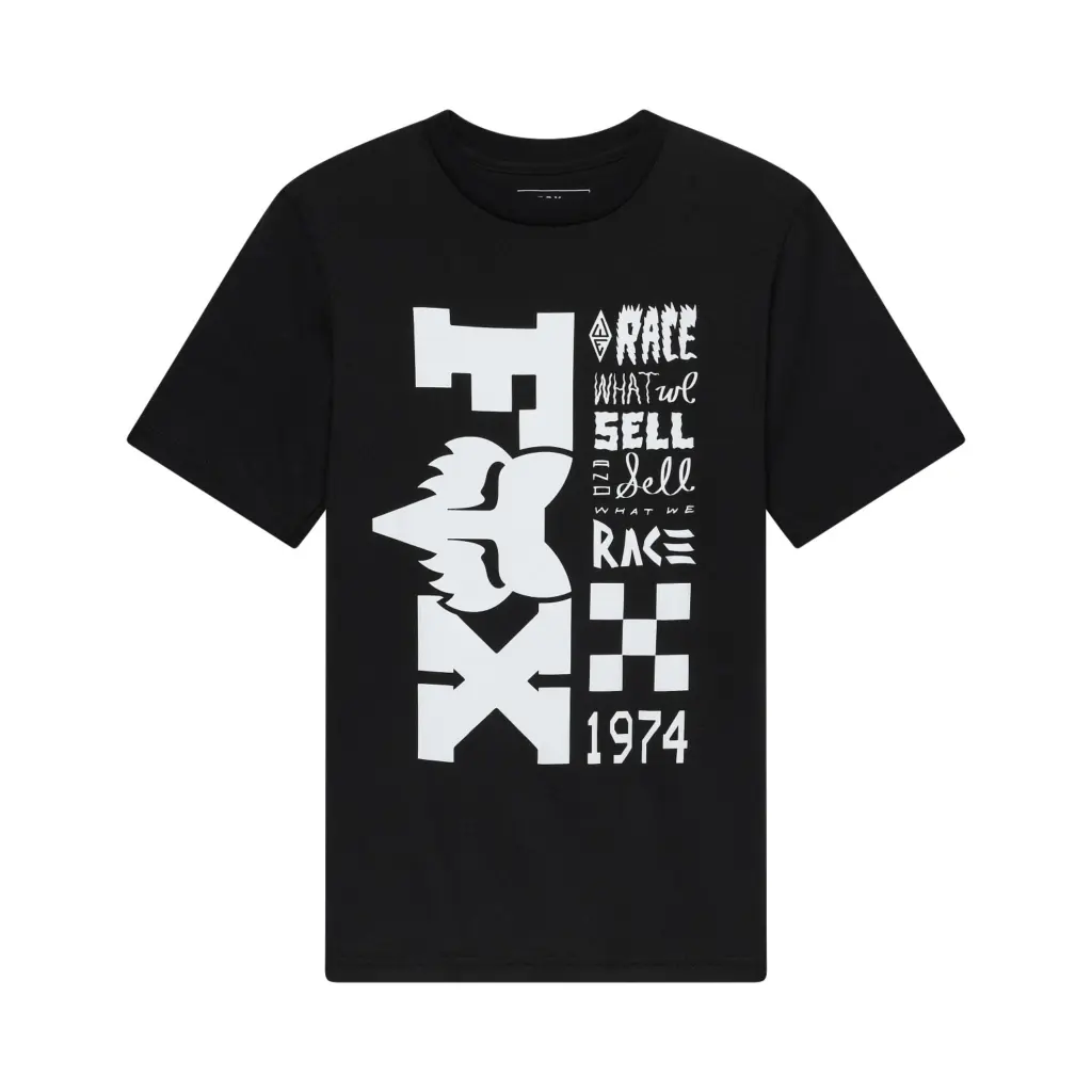 Fox Bend Tee Youth Ultra Black