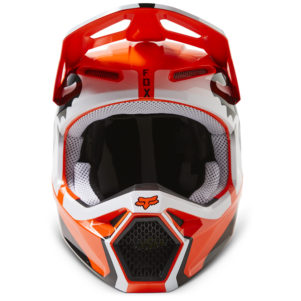 Fox V1 Leed MIPS ECE Motocross Helmet Flo Orange - Image 5
