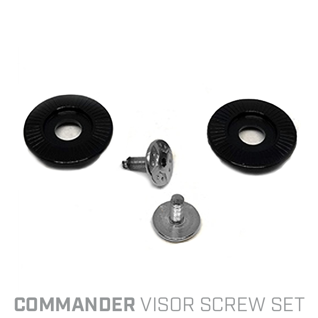 Peak Screw Set Commander Airoh Helmets                     [A] - Image 14