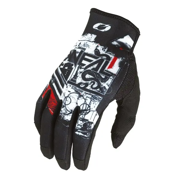 Motocross Gloves Oneal Black/White