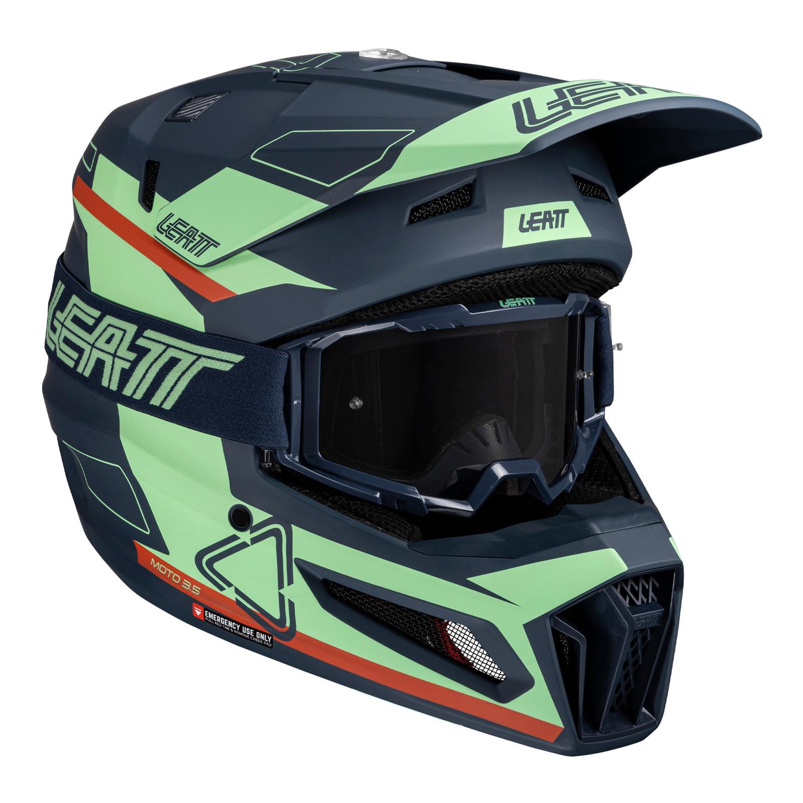 Leatt 3.5 Motocross Helmet Kit - Matcha - Image 1