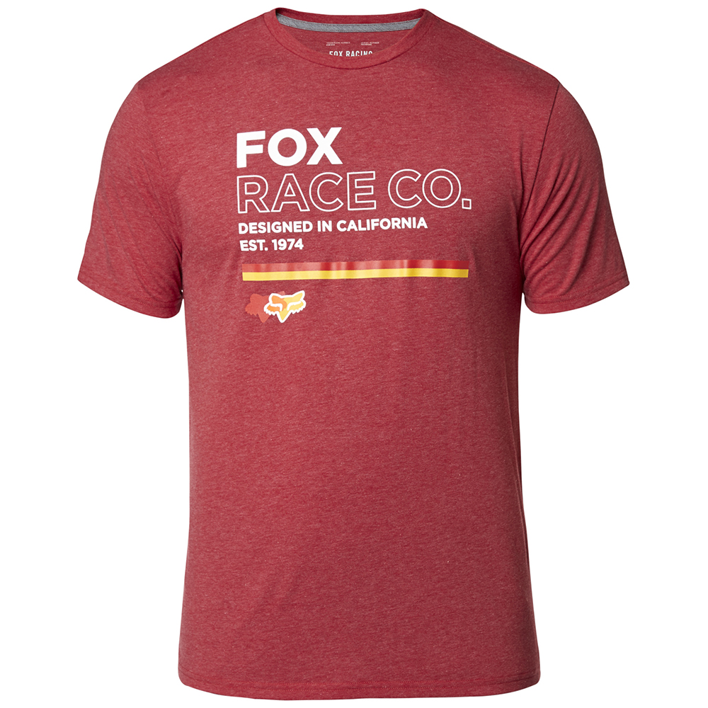 Fox Analog Tech Tee Chili - Image 1