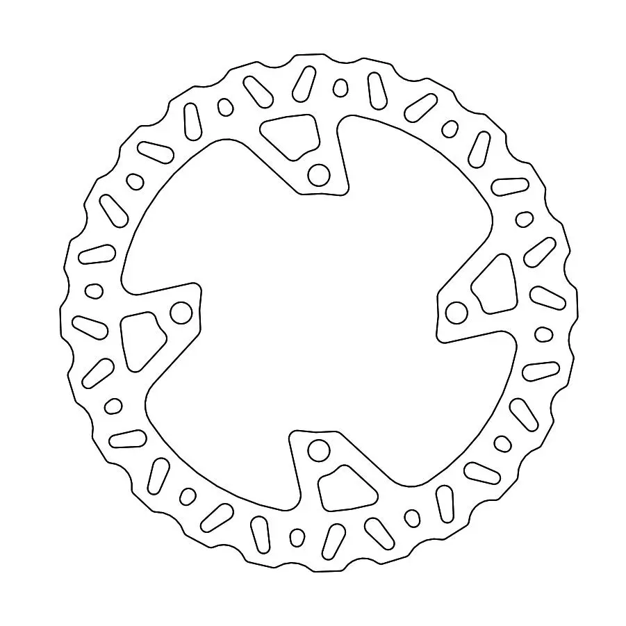 BRAKE DISC REAR MOTO MASTER NITRO KAWASAKI KX250F 20-21 KX450F 19-21