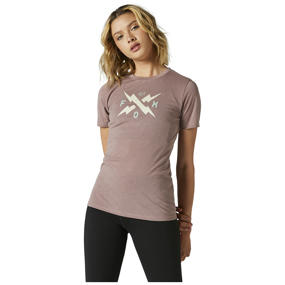 Fox Calibrated Tech Tee Ladies Plum Perfect - Image 1