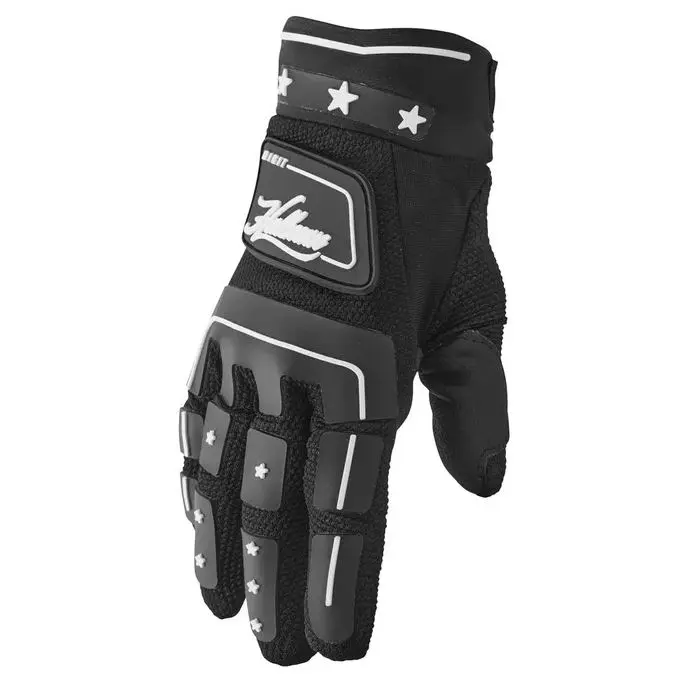 Thor Hallman Digit Motocross Gloves Black/White
