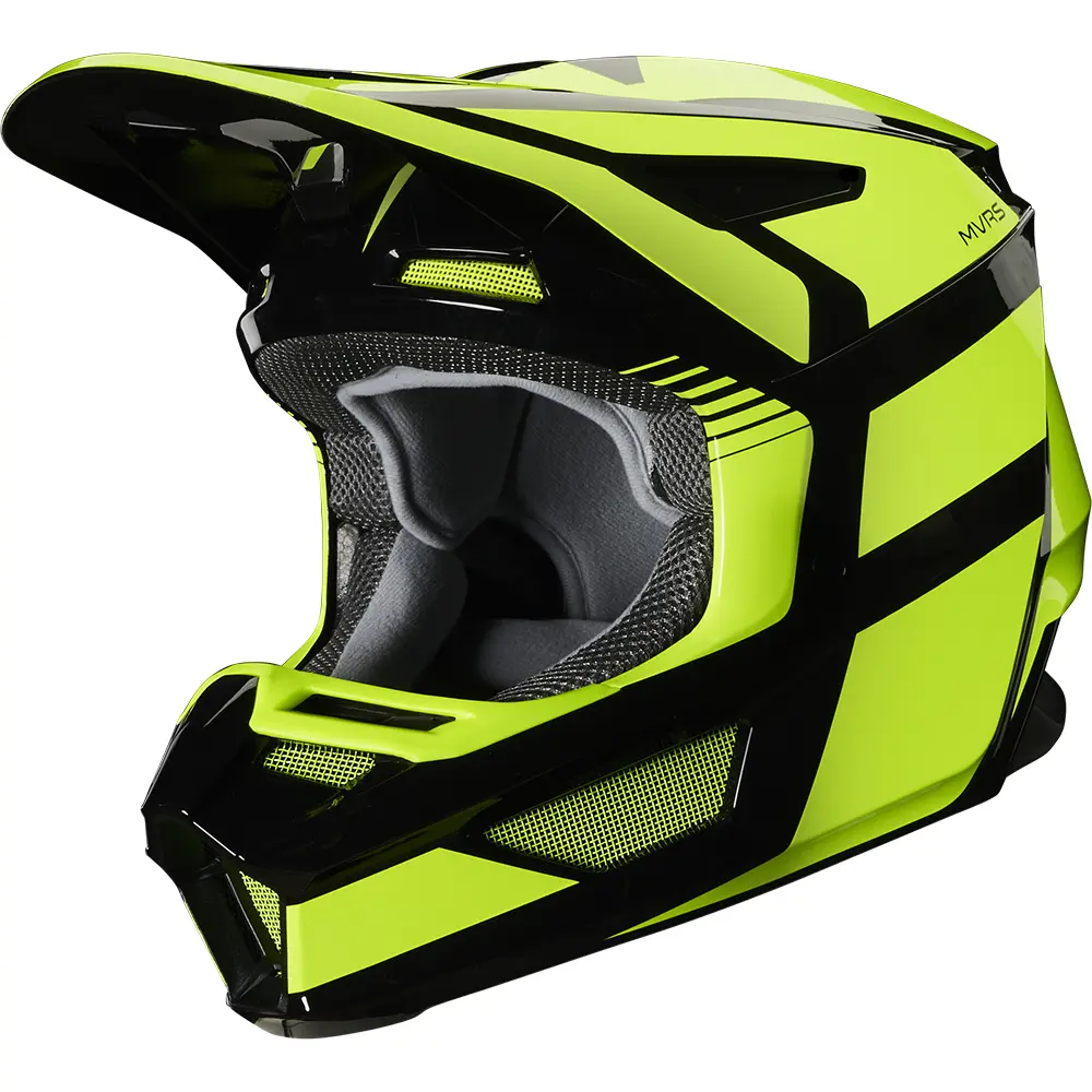 Motocross Helmet Fox V2 HAYL Youth Fluro Yellow