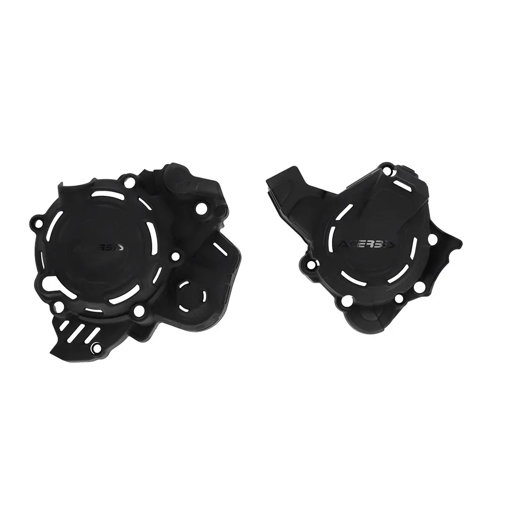 X-Power Engine Case Cover Kit Black KTM/Husqvarna Acerbis