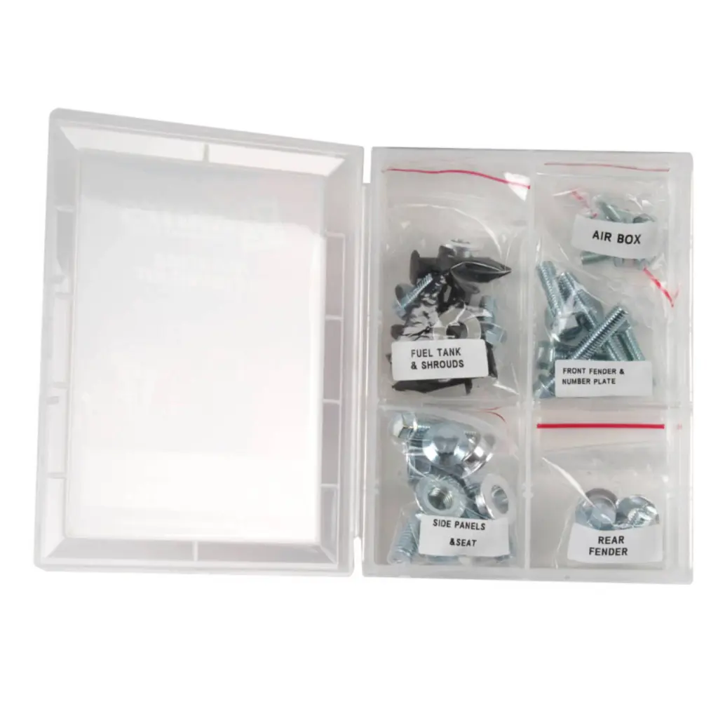 WHITES PLASTICS FASTENER KIT ASSTD HON