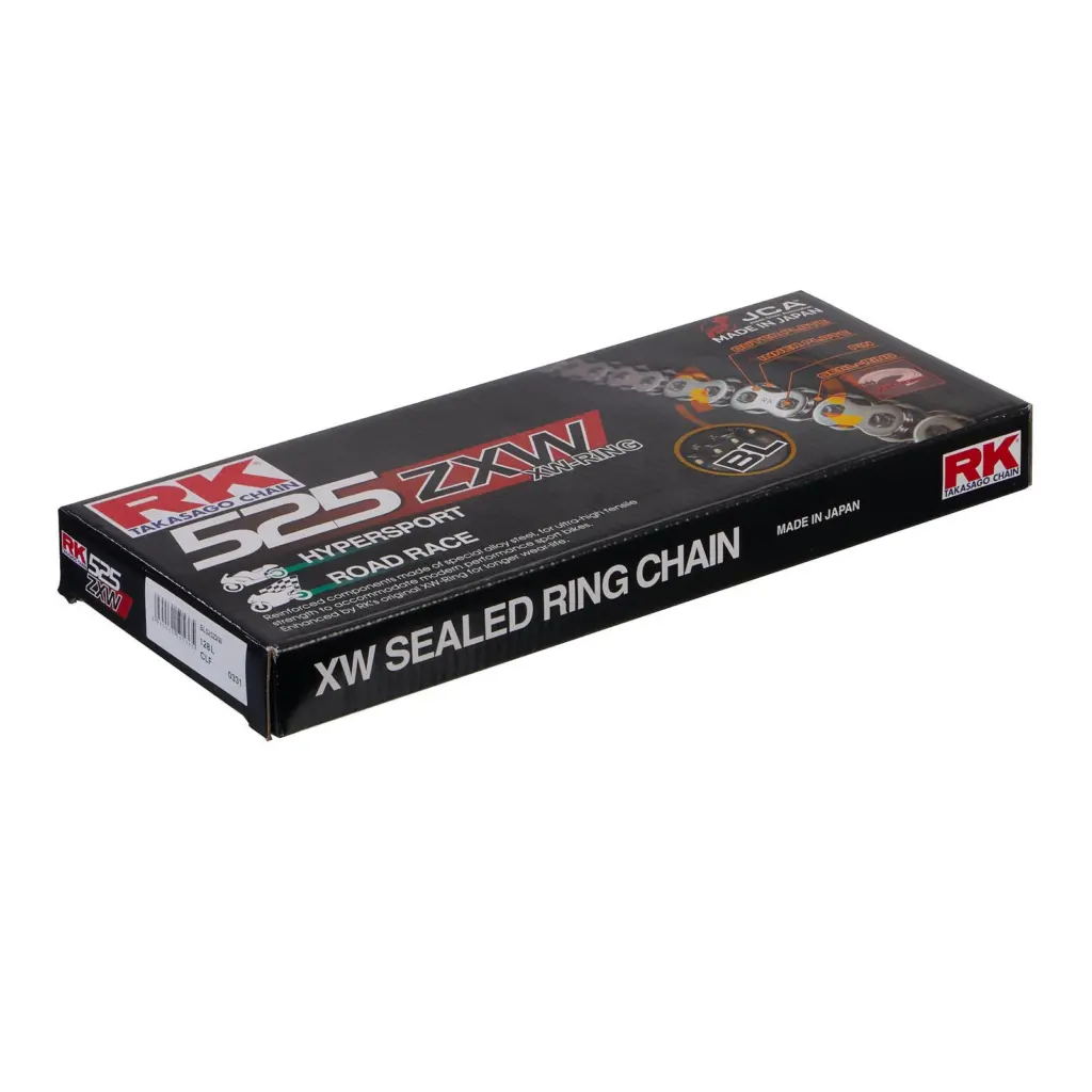 CHAIN RK BLK 525XZXW x 128 BLK XW-RING - HYPERSPORTS