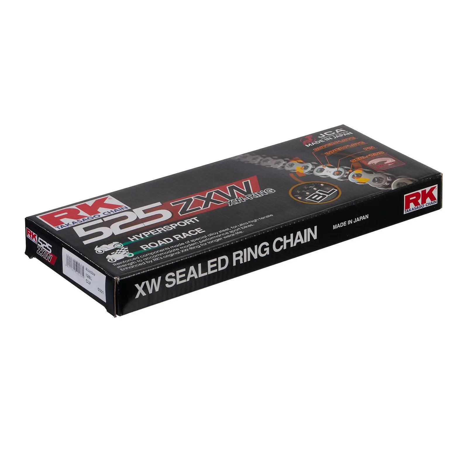 CHAIN RK BLK 525XZXW x 128 BLK XW-RING – HYPERSPORTS