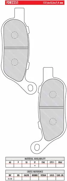 FERODO BRAKE BPADS