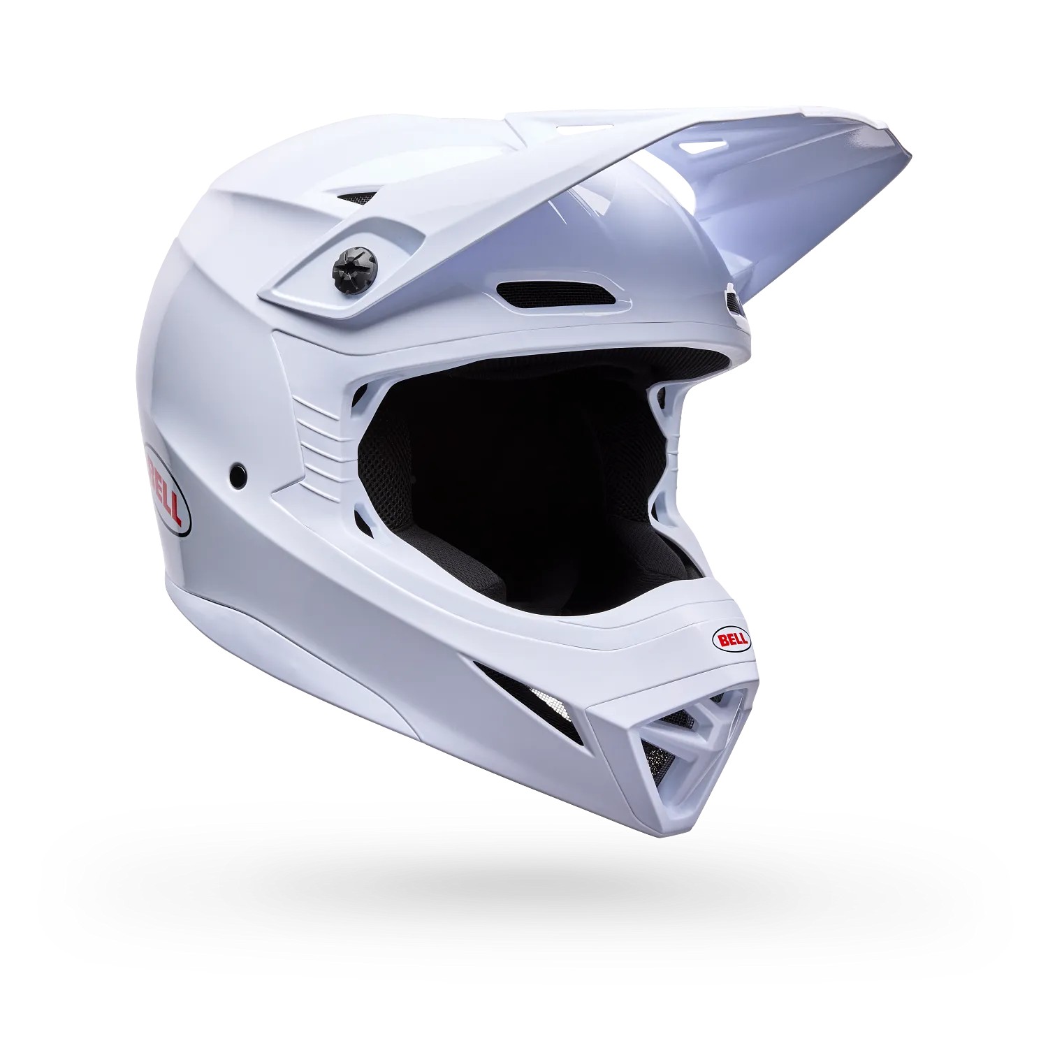 Bell MX-10 Mips Solid ECE Motocross Helmet Youth White - Image 1