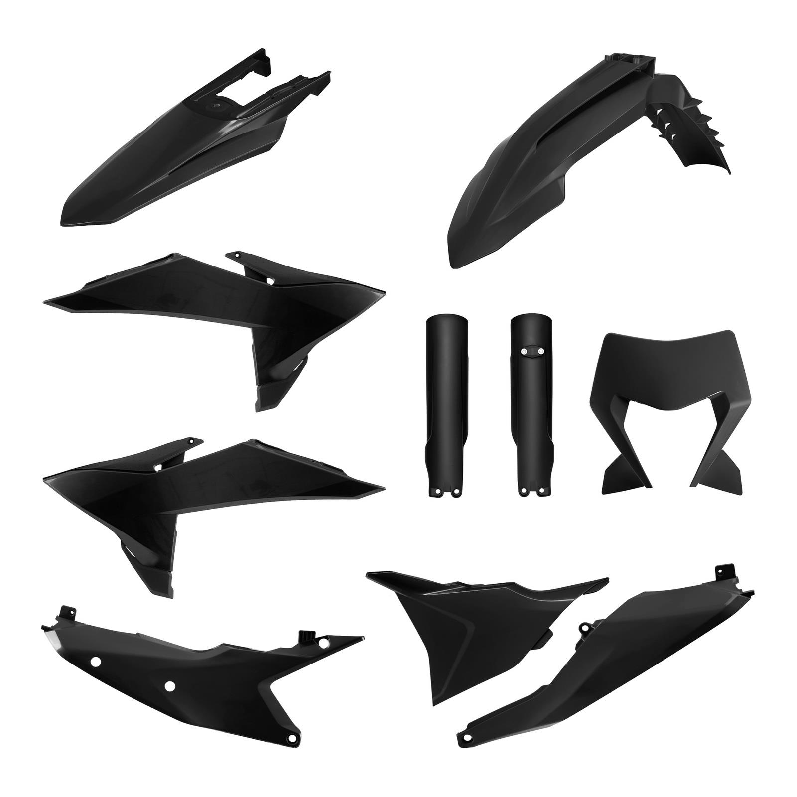 Polisport Full Kit - KTM EXC / EXC-F / XC-W / XC-FW '26-On MY26 - Black - Image 1