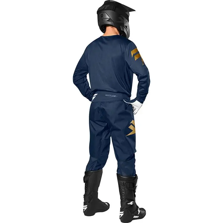 Motocross Pants Shift Whit3 Label Navy/Gold