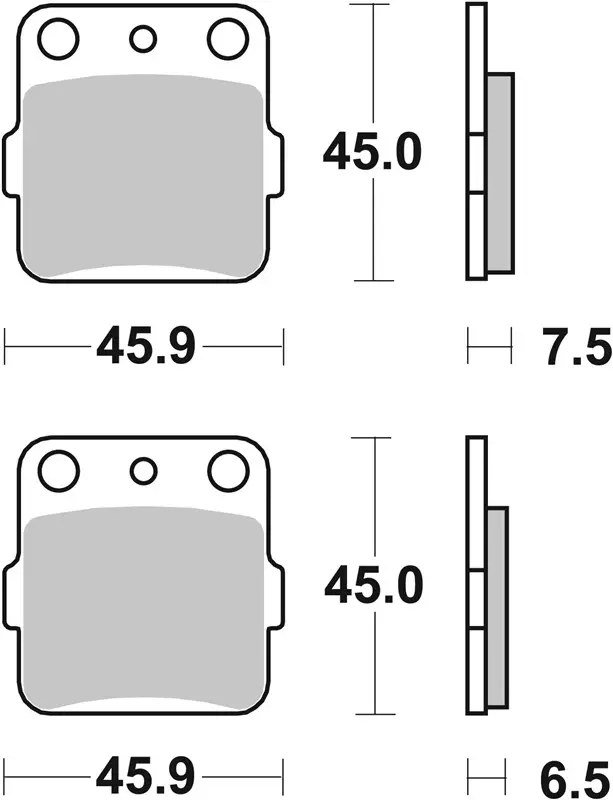 SBS 562SI Front/Rear Brake Pads
