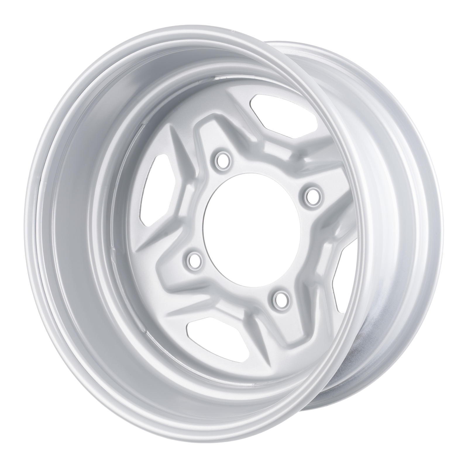 WMP ATV/UTV Steel Rim 14x6 Polaris Front 4/156 +40.2 - Silver - Image 3