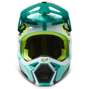 Fox V1 Leed MIPS ECE Motocross Helmet Youth Teal - Image 5