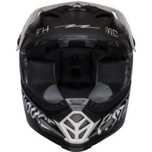 Moto-9 Youth Fasthouse Flying Colours Matte Black/White L/XL - Image 3