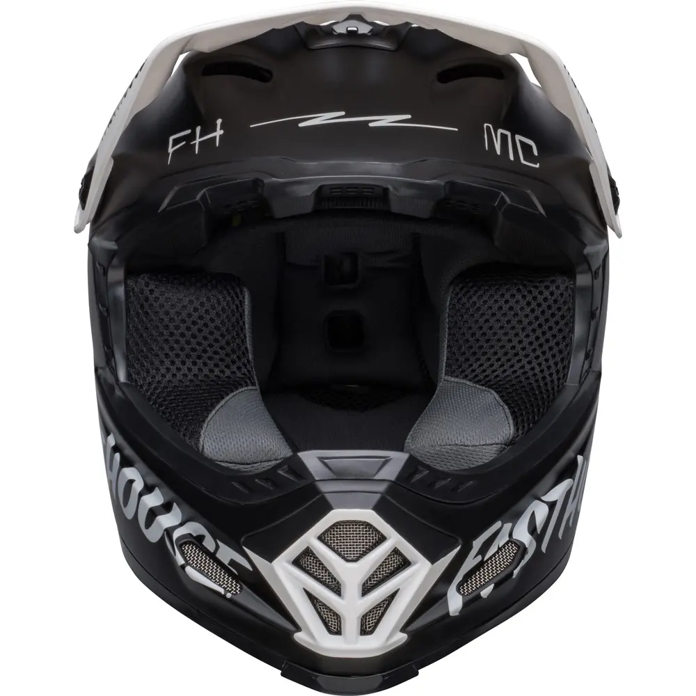 Moto-9 Youth Fasthouse Flying Colours Matte Black/White L/XL