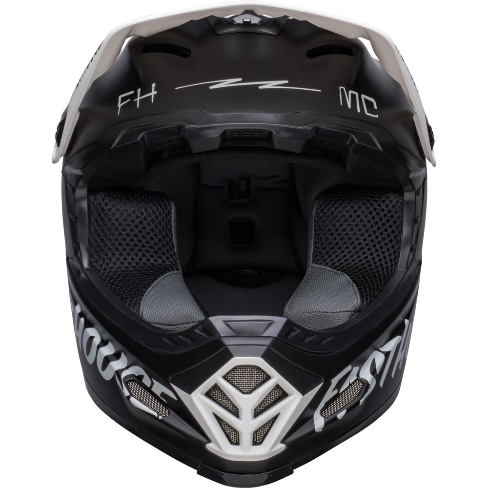 Moto-9 Youth Fasthouse Flying Colours Matte Black/White L/XL - Image 3