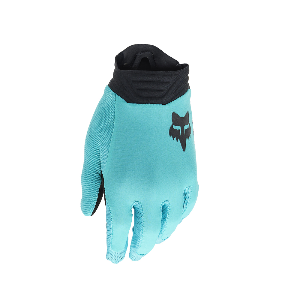 Fox Airline Motocross Gloves Youth Teal - Image 1
