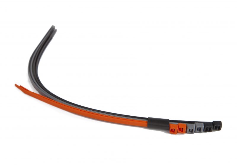 CABLE TIE SET ORANGE/GREY/BLACK KTM (6 PCE) vSYSTEM / xSYSTEM - Image 1