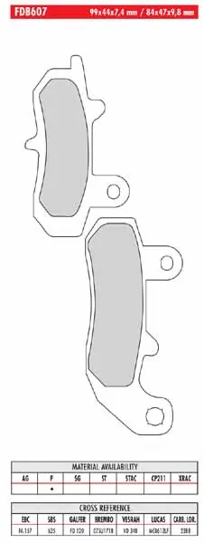 FERODO BRAKE BPADS