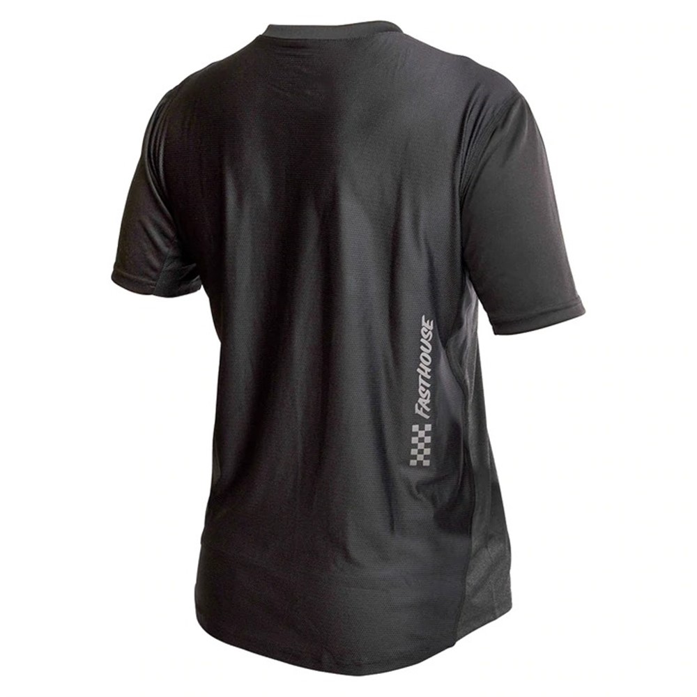 Fasthouse Alloy Mesa Short Sleeve Jersey Heather Charcoal/Black - Image 2