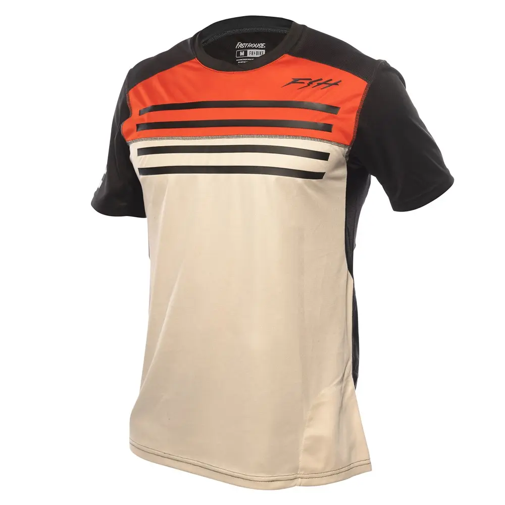 Fasthouse Alloy Sidewinder Short Sleeved Jersey Red/Cream
