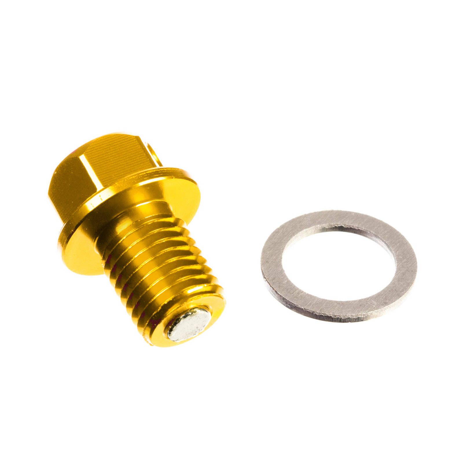 WHITES MAGNETIC SUMP PLUG GOLD M12 x 15 - P1.5 - Image 1