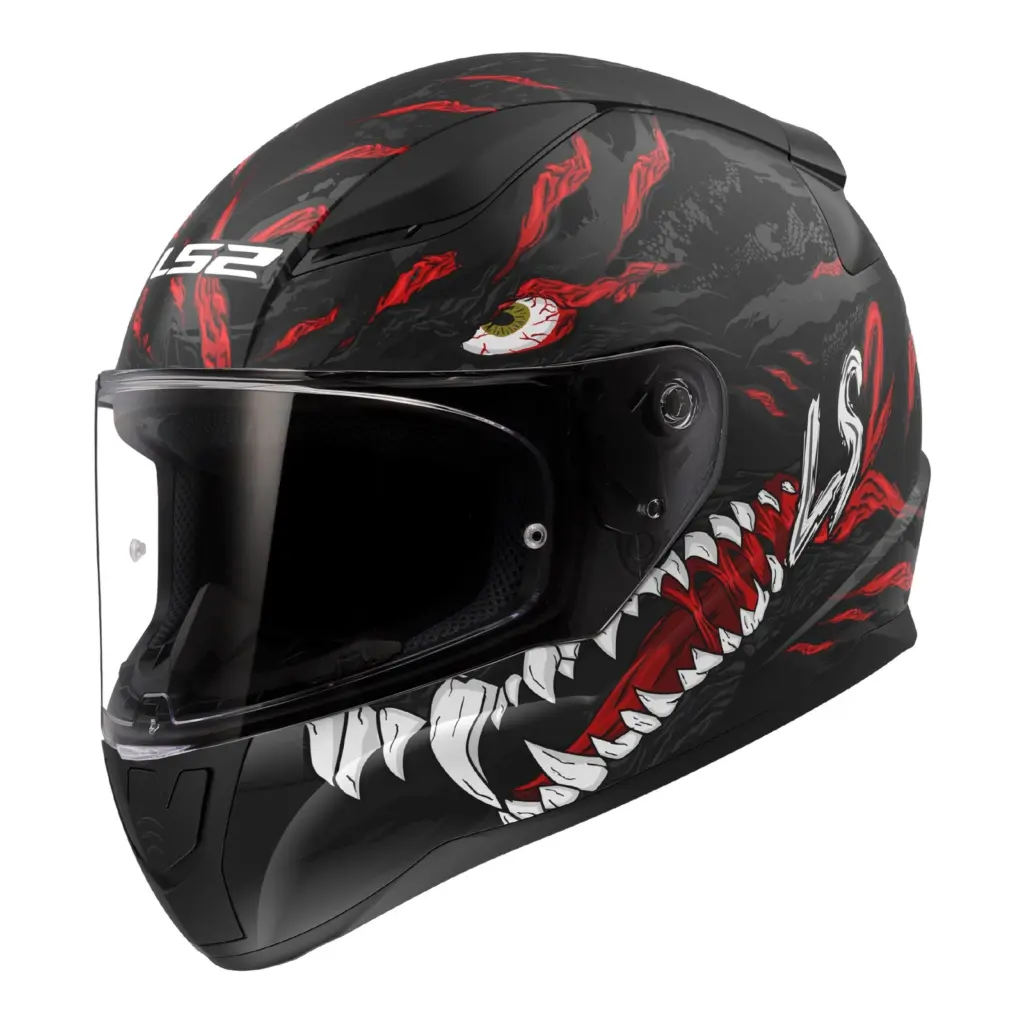 LS2 FF353 Rapid II Kaiju Road Helmet Matte Black / Red / White