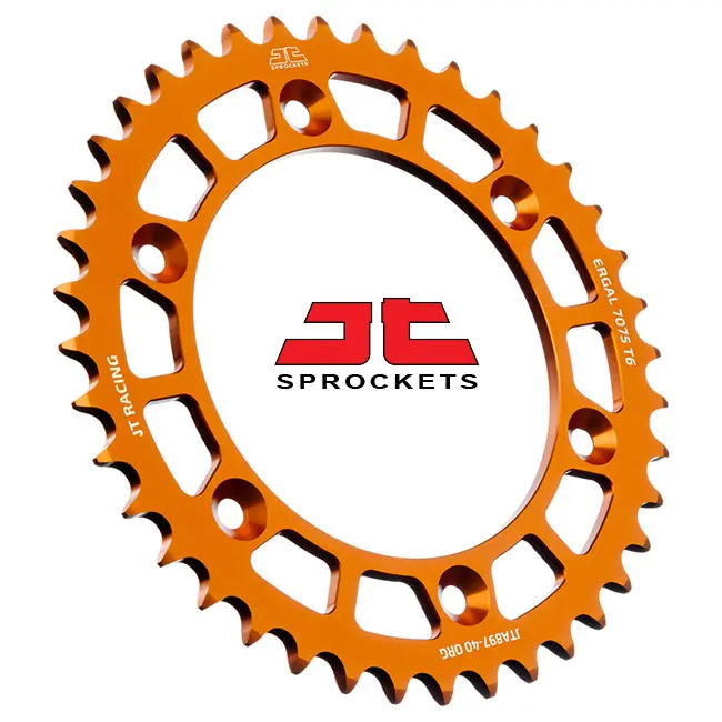 JT Sprockets RaceLite Rear Alloy T48 #420 Orange Indent only JTA892.48ORG