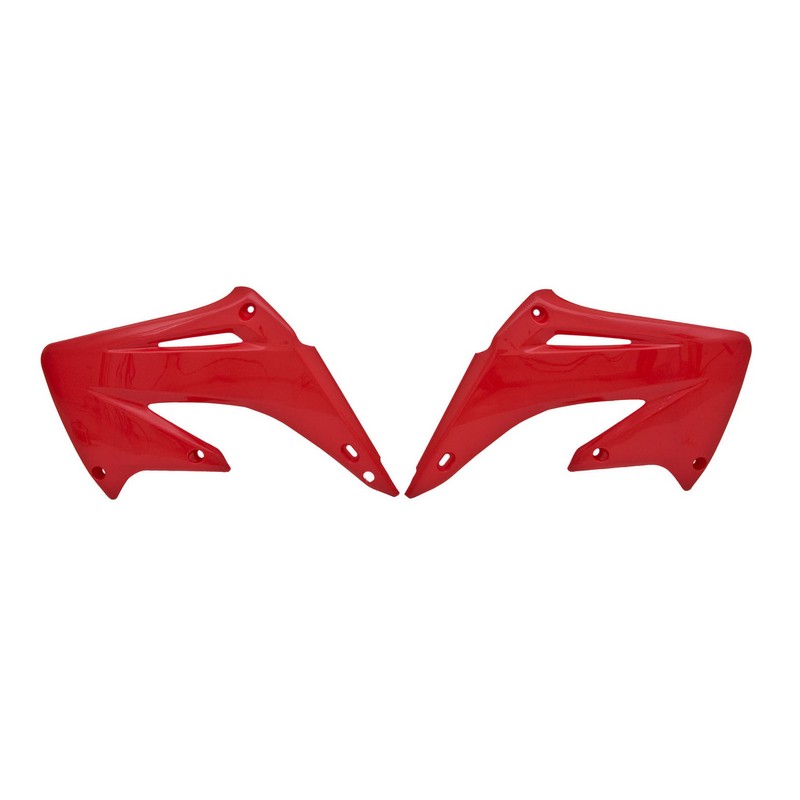 RADIATOR SHROUDS RTECH HONDA CR125R CR250R 02-07 RED - Image 1