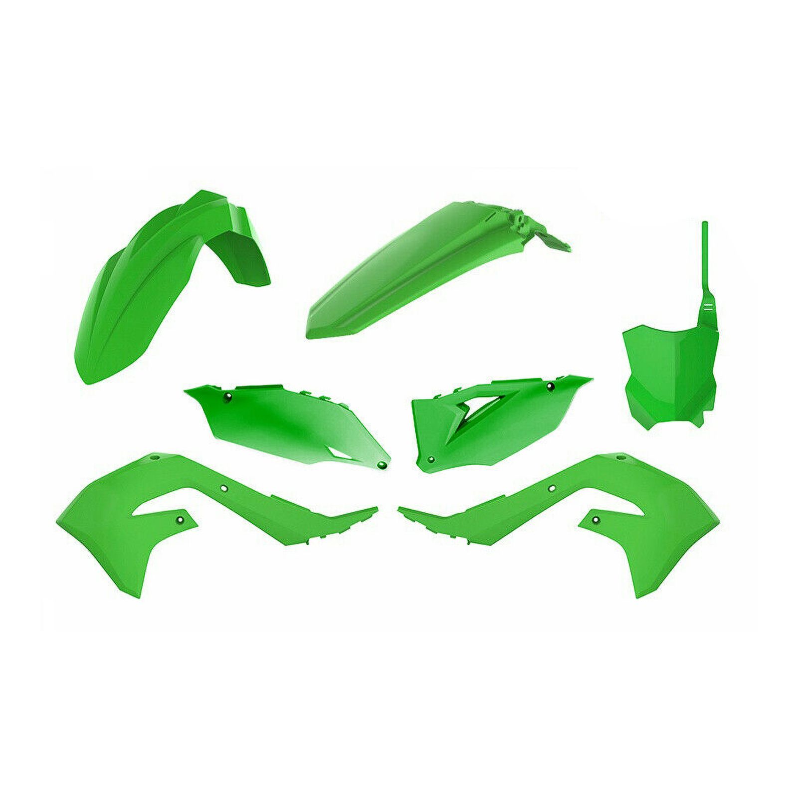 POLISPORT KIT KAW KX450F '19-21/ KXF250 21 ALL GREEN - Image 1
