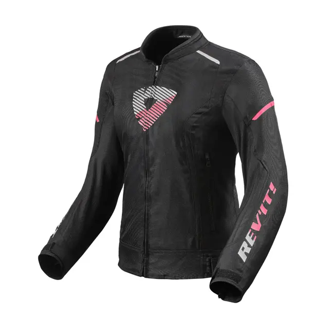 Road Jacket Rev'It Sprint H2O Ladies Black/Pink