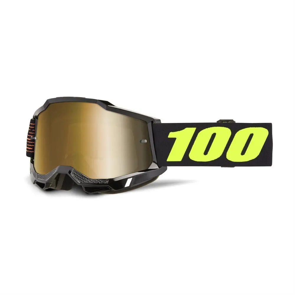 100% Accuri 2 Motocross Goggle Fairbanks True Gold Mirror Lens