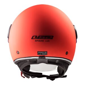 Open Face Helmet LS2 OF558 Sphere Lux Matt Orange - Image 2
