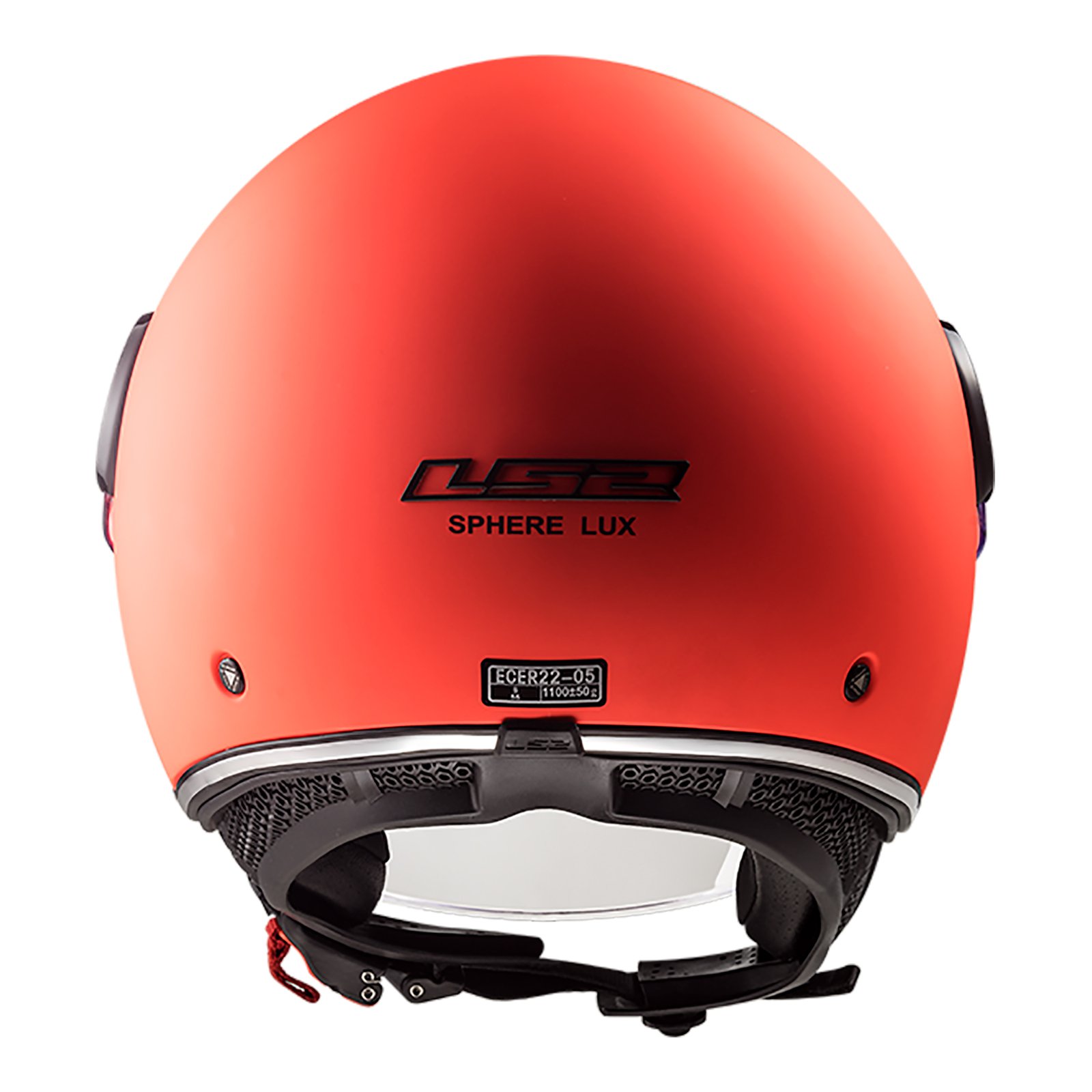 Open Face Helmet LS2 OF558 Sphere Lux Matt Orange - Image 2
