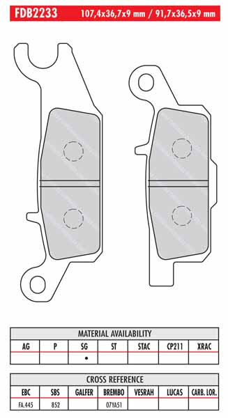FERODO BRAKE BPADS - Image 144