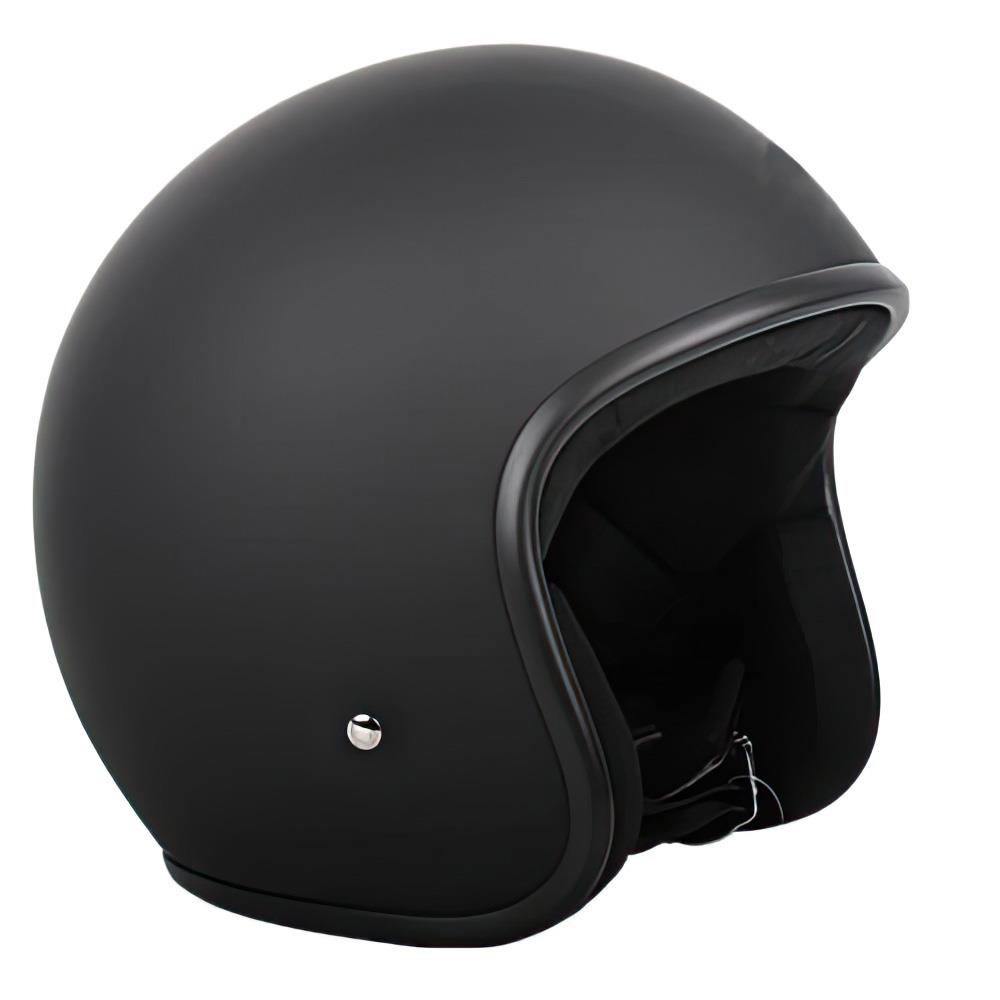 RXT Low Rider Open Face Helmet Matte Black - Image 1