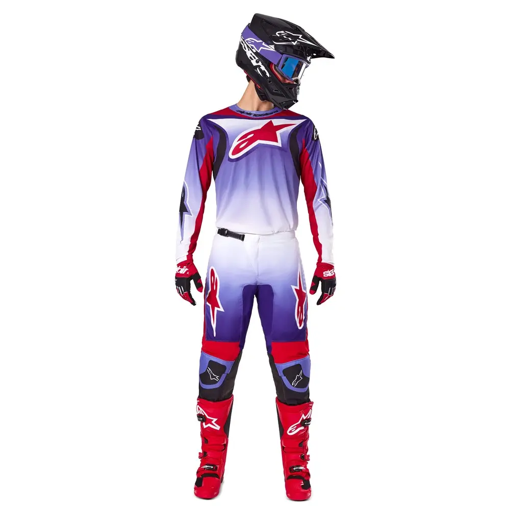 Alpinestars Fluid Wurx Motocross Pants Purple/Bright Red