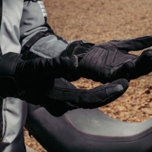 Spidi BOra Waterproof Short Road Gloves Black - Image 2