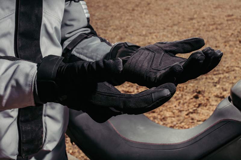 Spidi BOra Waterproof Short Road Gloves Black - Image 2