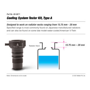 Motion Pro Cooling System Adapter Type A - 15.75mm–20mm - Image 2