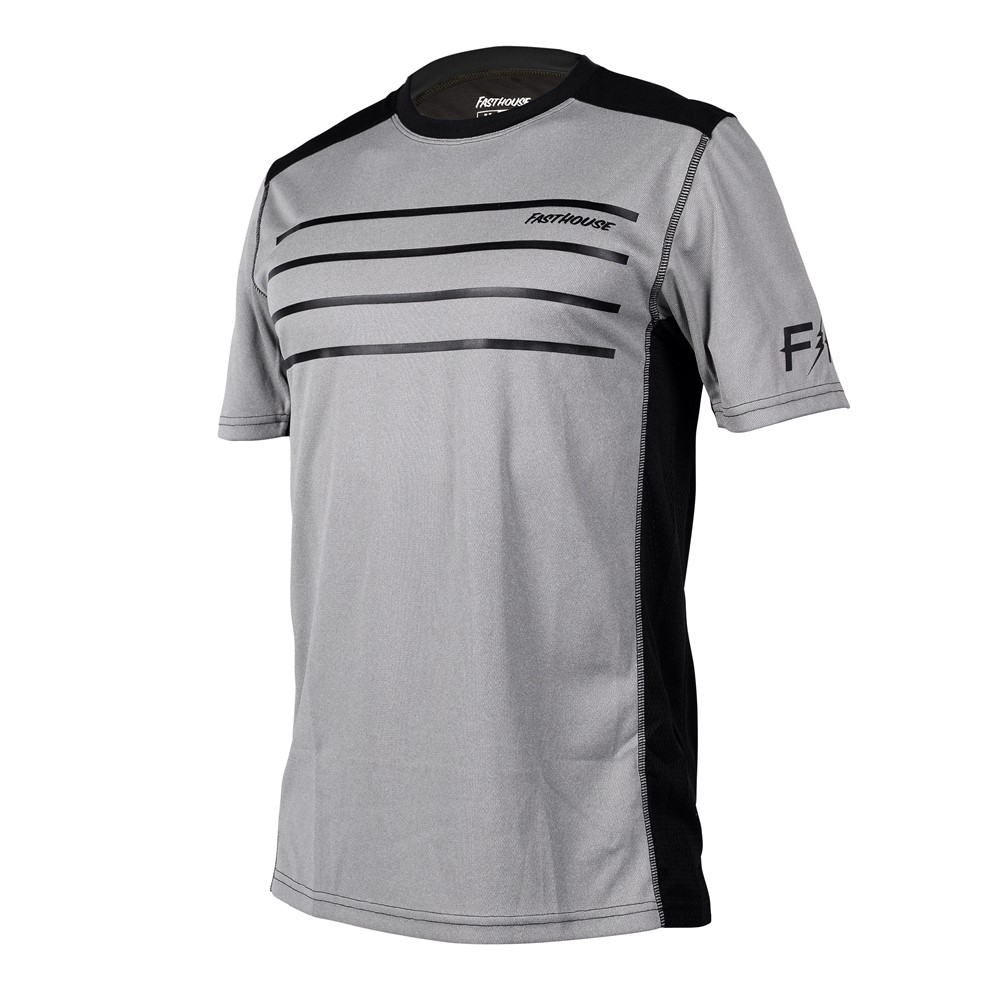 Fasthouse Classic Cartel Short Sleeve Jersey Heather Grey - Image 1
