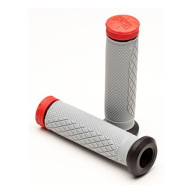 Protaper ATV Tri Density Grips Full Diamond Red [] - Image 1