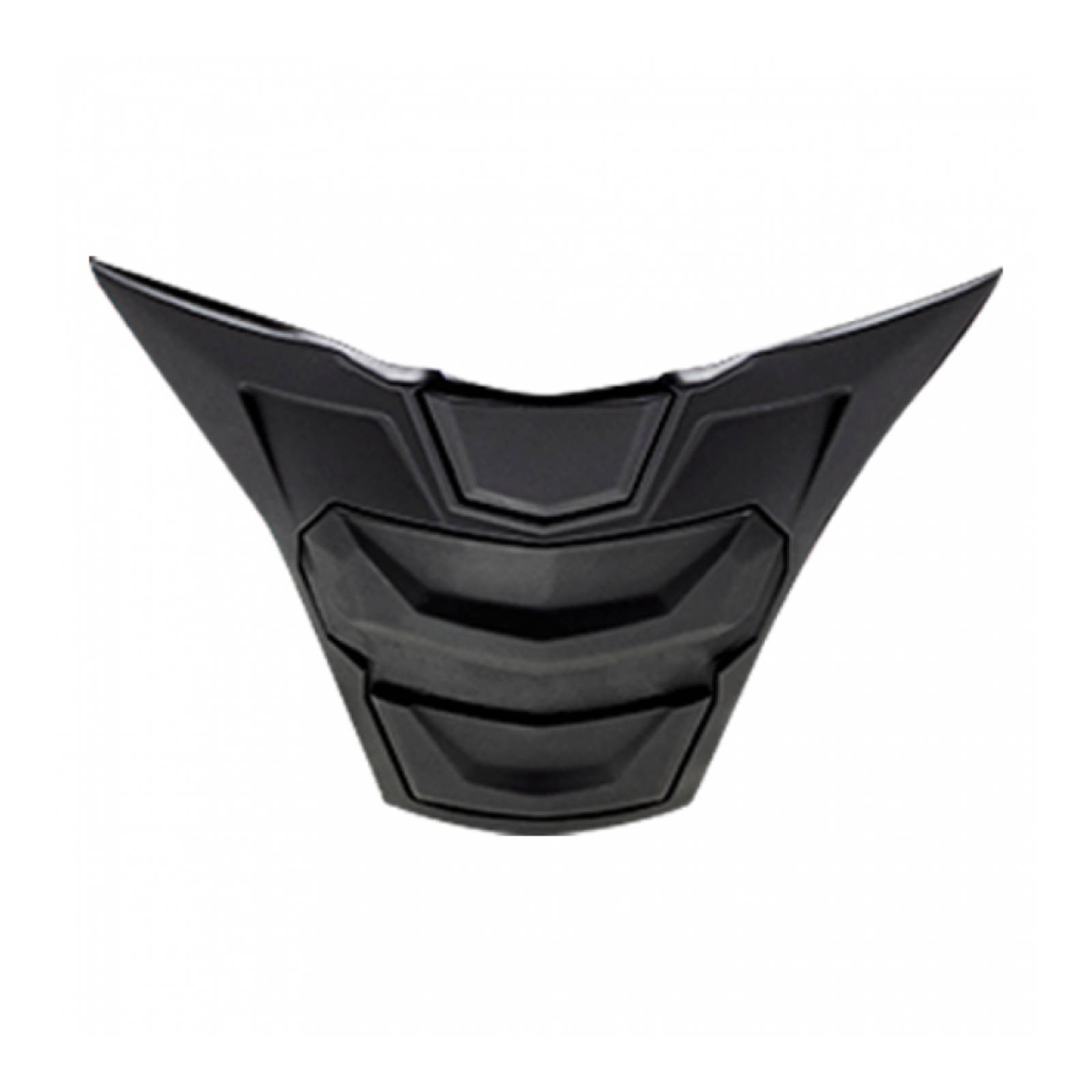 LS2 FF811 AIR VENT CHIN GLOSS BLACK - Image 1