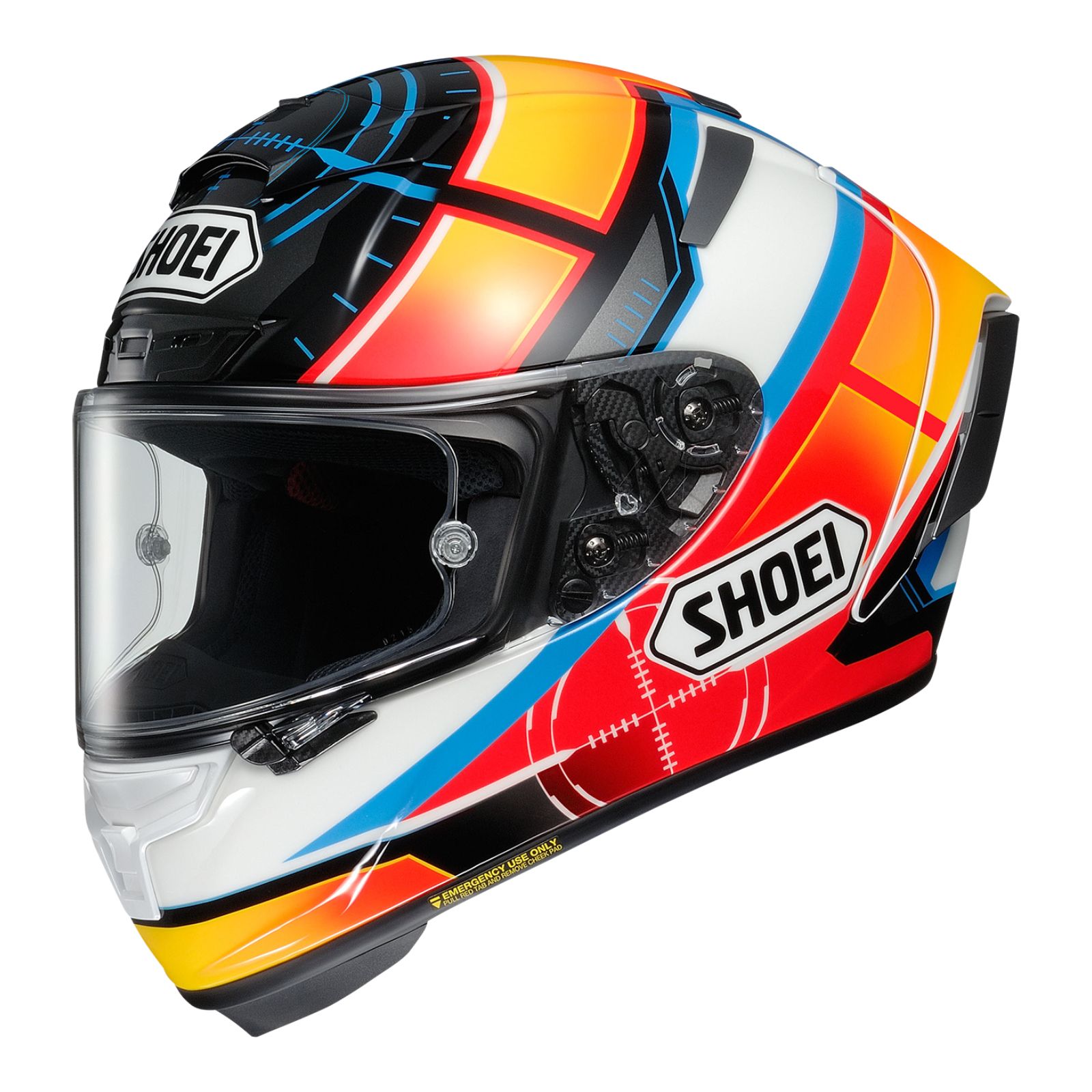 SHOEI X-SPIRIT 3 SML DE ANGELIS TC1  XSPIRIT HELMET - INDENT - Image 1
