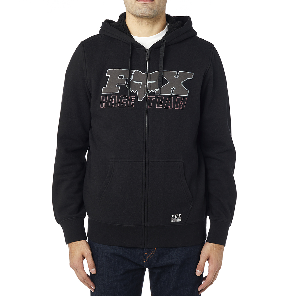 Zip Hoodie Fox Race Team Sherpa Black - Image 1