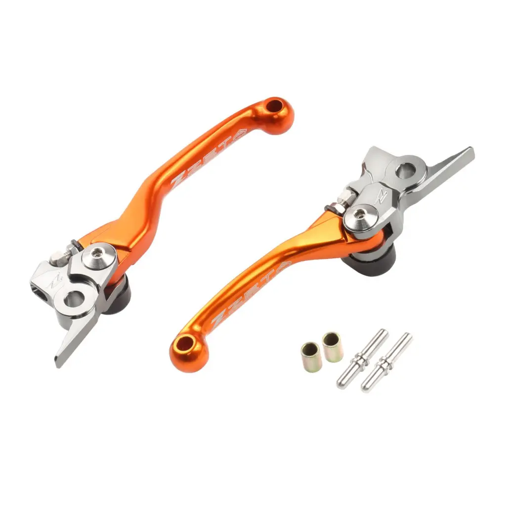 ZETA PIVOT LEVER SET FP KTM HUSQ ORANGE